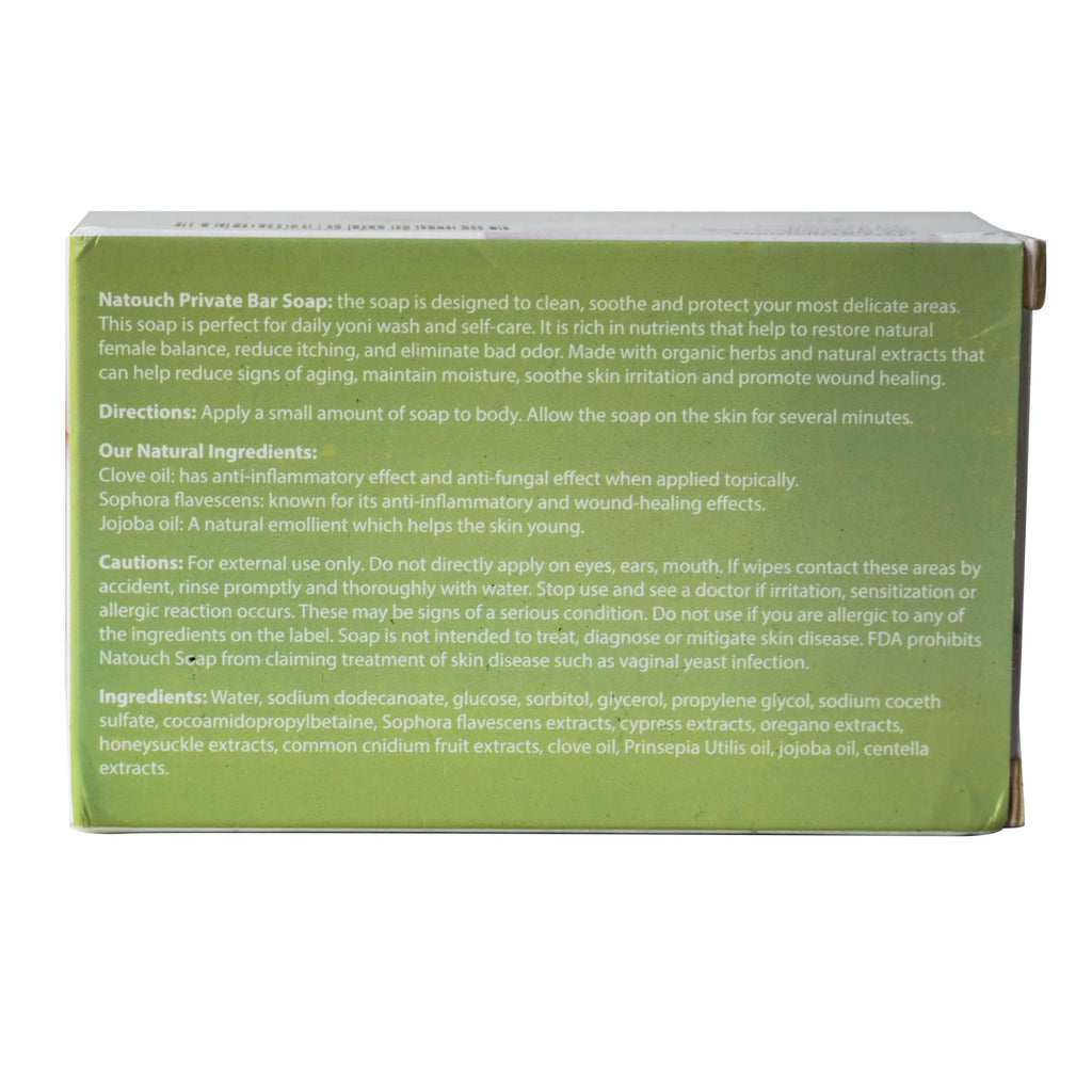 Natouch Yoni Soap Bar, PH Balance Feminine Wash for Women, Natural Vaginal Yoni Wash with Natural Essential Oil, Private Soap Bar for Eliminating Odor, Reducing Itching, and Moisturizing Intimate - Natouch LLC