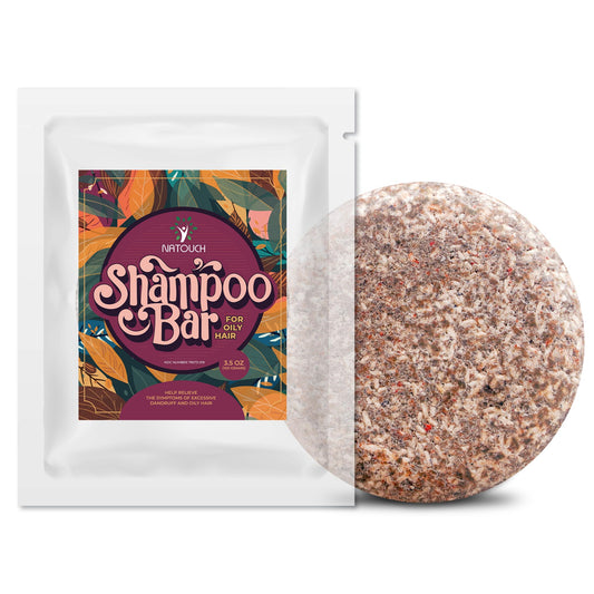 Natural Shampoo Bar for Treated, Damaged, Frizzy Hair and Dandruff with Cocoa Butter, Aloe Vera, Jojoba and Rosemary Oils - Natouch LLC